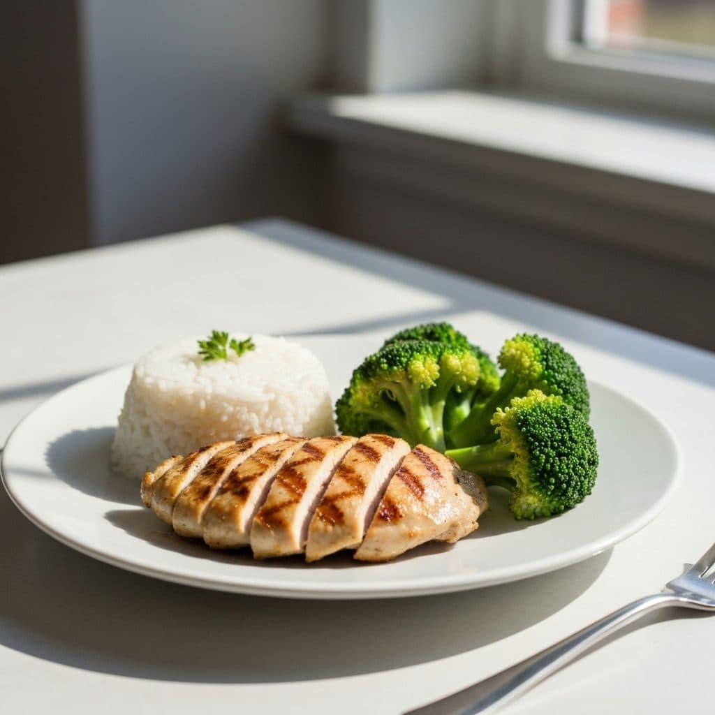 Carnet de suivi alimentaire et téléphone posés sur une table